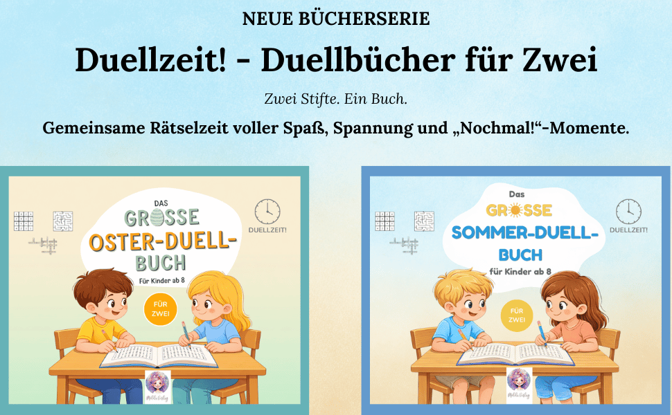 Bücherserie "Duellzeit! Duellbücher für Zwei" aus dem Molila Verlag